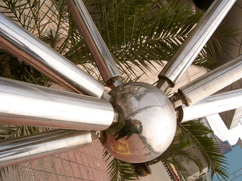 景洪不锈钢螺栓球网架